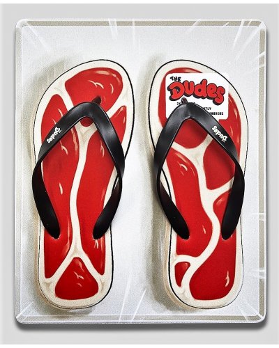 THE DUDES STEAKS SANDALS OFF WHITE