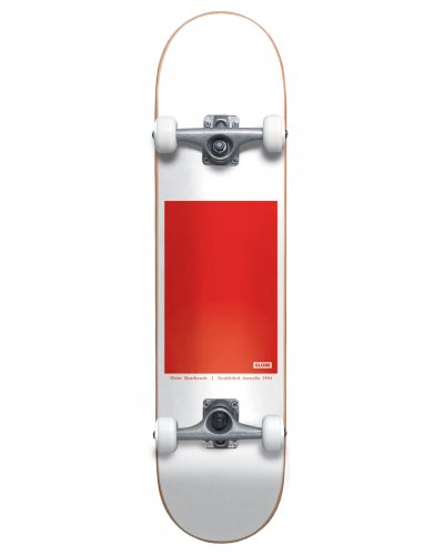 GLOBE G0 Block Serif complete 8.0" White/Red
