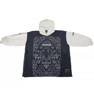 BEE UNUSUAL “ALWAYS HIGH” Sherpa / Super Fleece Hoodie Blanket