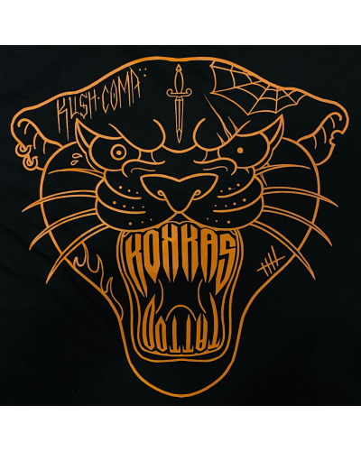 KUSH COMA Kokkas Tattoo Black/Orange T-Shirt