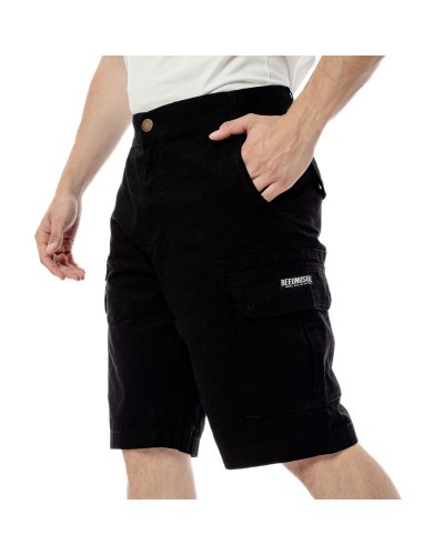 BEE UNUSUAL Ripstop Cargo Shorts Black