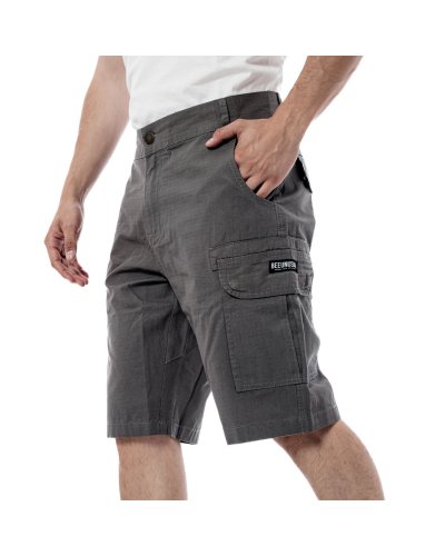 BEE UNUSUAL Ripstop Cargo Shorts Grey
