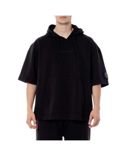 BEE UNUSUAL Short Sleeve Hoodie Black