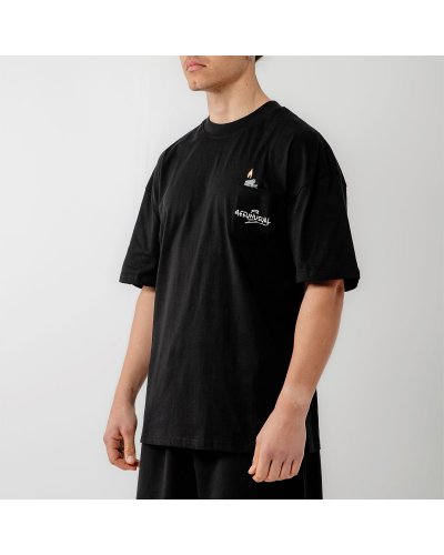 BEE UNUSUAL ”God Smokes” Oversized T-shirt Black