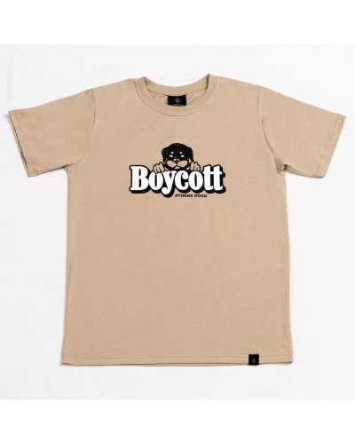 A.H.B. ''BOYCOTT ROTTIE'' Dusty Sand T-Shirt