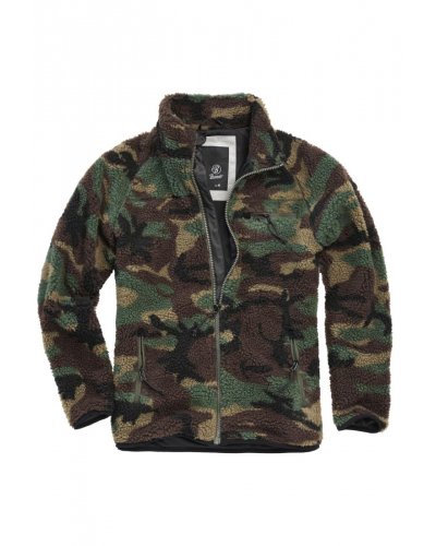 BRANDIT Teddyfleece Jacket Woodland