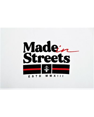 A.H.B. WHITE "MADE IN STREETS" T-SHIRT