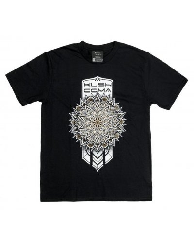 KUSH COMA Gold Black T-Shirt