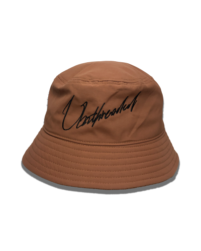 Unthreaded Bucket Hat in Brown