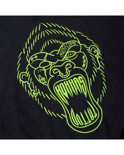 KUSH COMA Gorilla Kokkas Black T-Shirt