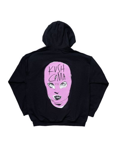 KUSH COMA Riot Black Hoodie