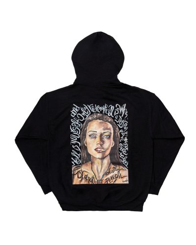 KUSH COMA IT'S YOUR HELL BLACK HOODIE