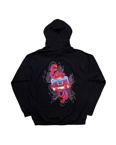 KUSH COMA Flower Tape Black Hoodie