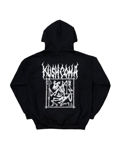 KUSH COMA Eternity in Hell Black Hoodie
