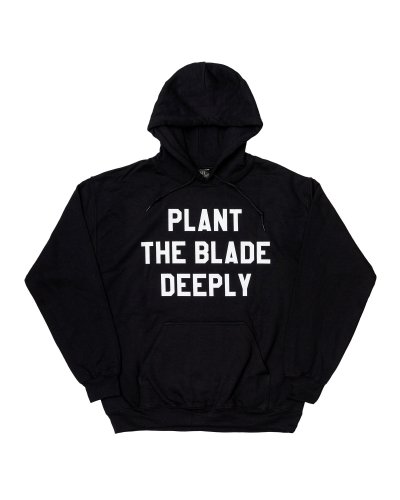 KUSH COMA Plant the Blade Deeply Black Hoodie
