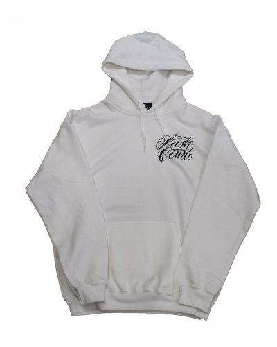 KUSH COMA Burnt Paper WHITE Hoodie