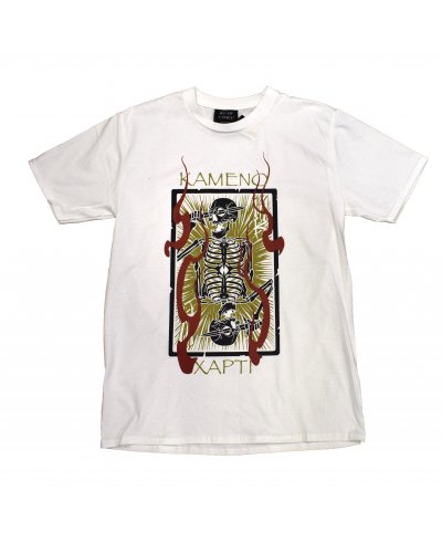 KUSH COMA Burnt Paper white T-Shirt