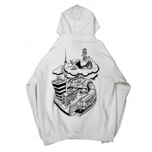 KUSH COMA WELCOME  T ZIP HOODIE