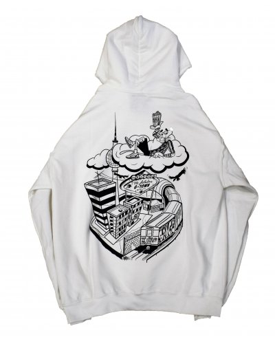 KUSH COMA WELCOME  T ZIP HOODIE