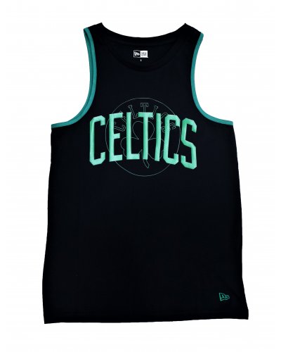 NEW ERA DOUBLE LOGO TANK BOSTON CELTICS 
