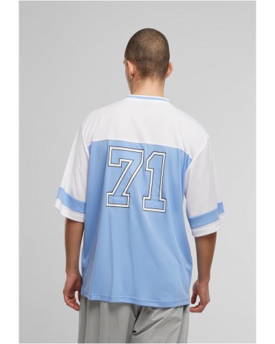 STARTER V-Neck Mesh Carolina Blue T-Shirt 