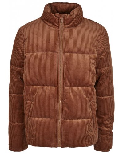 URBAN CLASSICS Boxy Corduroy Puffer Toffee Jacket