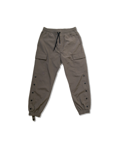 UNTHREADED CUFFED AND BUTTONED CARGOS IN DARK GREEN
