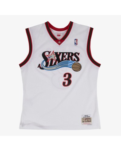Mitchell & Ness Allen Iverson White Philadelphia 76ers 2000/01 Hardwood Classics Swingman Player Jersey