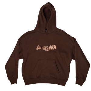 UNTHREADED Dark Brown Hoodie