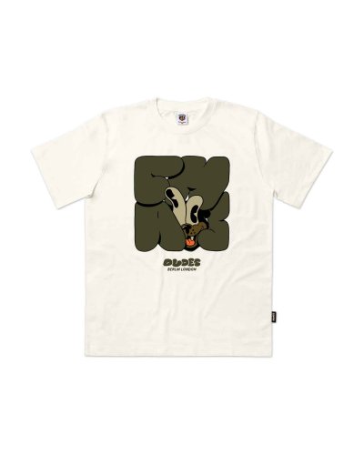 THE DUDES CHAOS OFF WHITE T-SHIRT