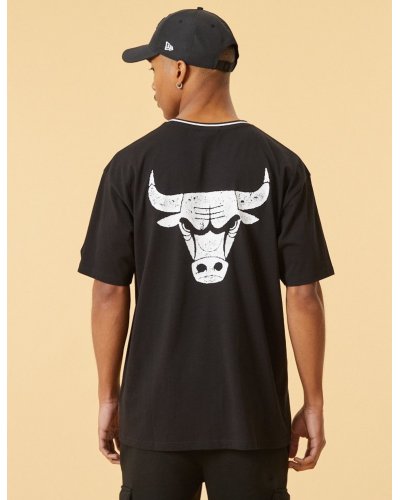 NEW ERA Chicago Bulls Graphic Black Oversized T-Shirt
