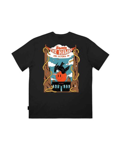 THE DUDES HAWKE T-SHIRT BLACK 