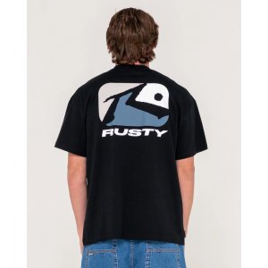 RUSTY PHENOM GRAPHIC T-SHIRT BLACK 
