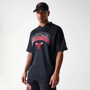 NEW ERA Chicago Bulls NBA Arch Mesh Black Mesh Oversized Jersey