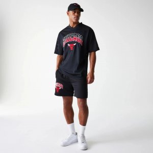 NEW ERA Chicago Bulls NBA Arch Mesh Black Mesh Oversized Jersey