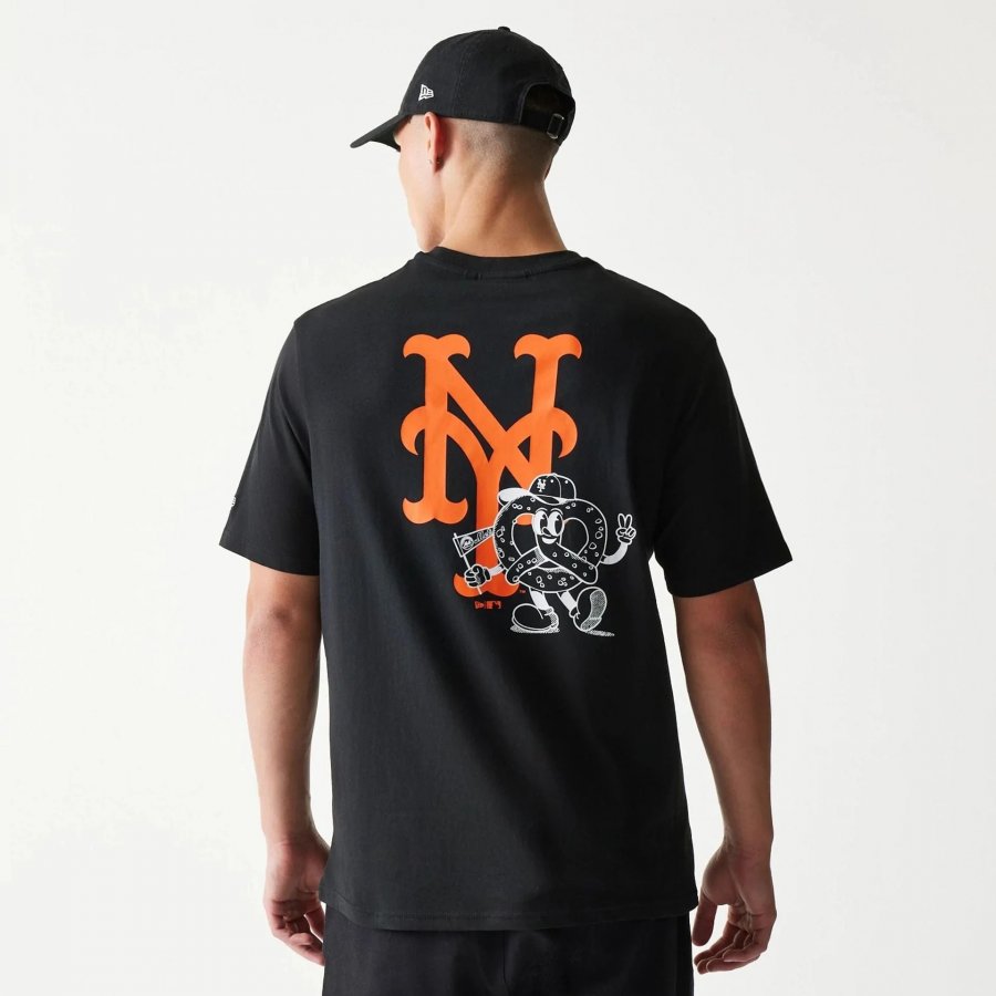 NEW ERA New York Mets MLB Food Graphic Black T-Shirt NEW ERA New York Mets MLB Food Graphic Black T-Shirt