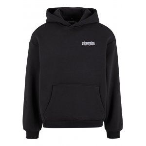 MJG Savage Leopard Heavy Oversized Black Hoodie 