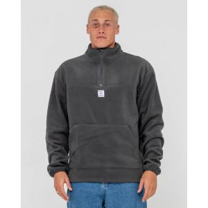 RUSTY CORE DIVISION POLAR FLEECE 1/4 ZIP COAL 