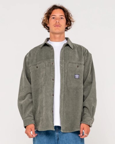 RUSTY COBRA OVER SHIRT ARMY GREEN 
