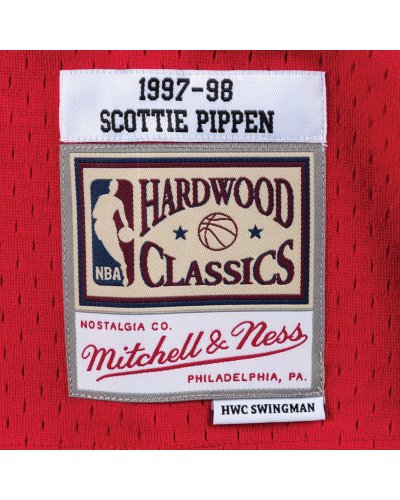 Mitchell & Ness Scottie Pippen Red Chicago Bulls 1997/98 Swingman Jersey