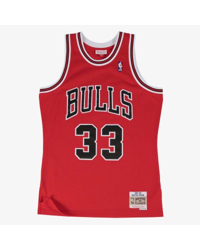 Mitchell & Ness Scottie Pippen Red Chicago Bulls 1997/98 Swingman Jersey