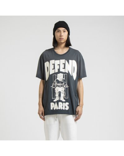 DEFEND PARIS DEFEND PARIS T-SHIRT SEAT-BLACK