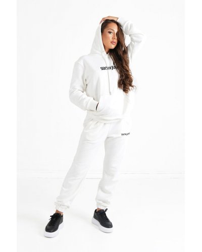 SIXTH JUNE OFF WHITE SET (HOODIE & JOGGER)
